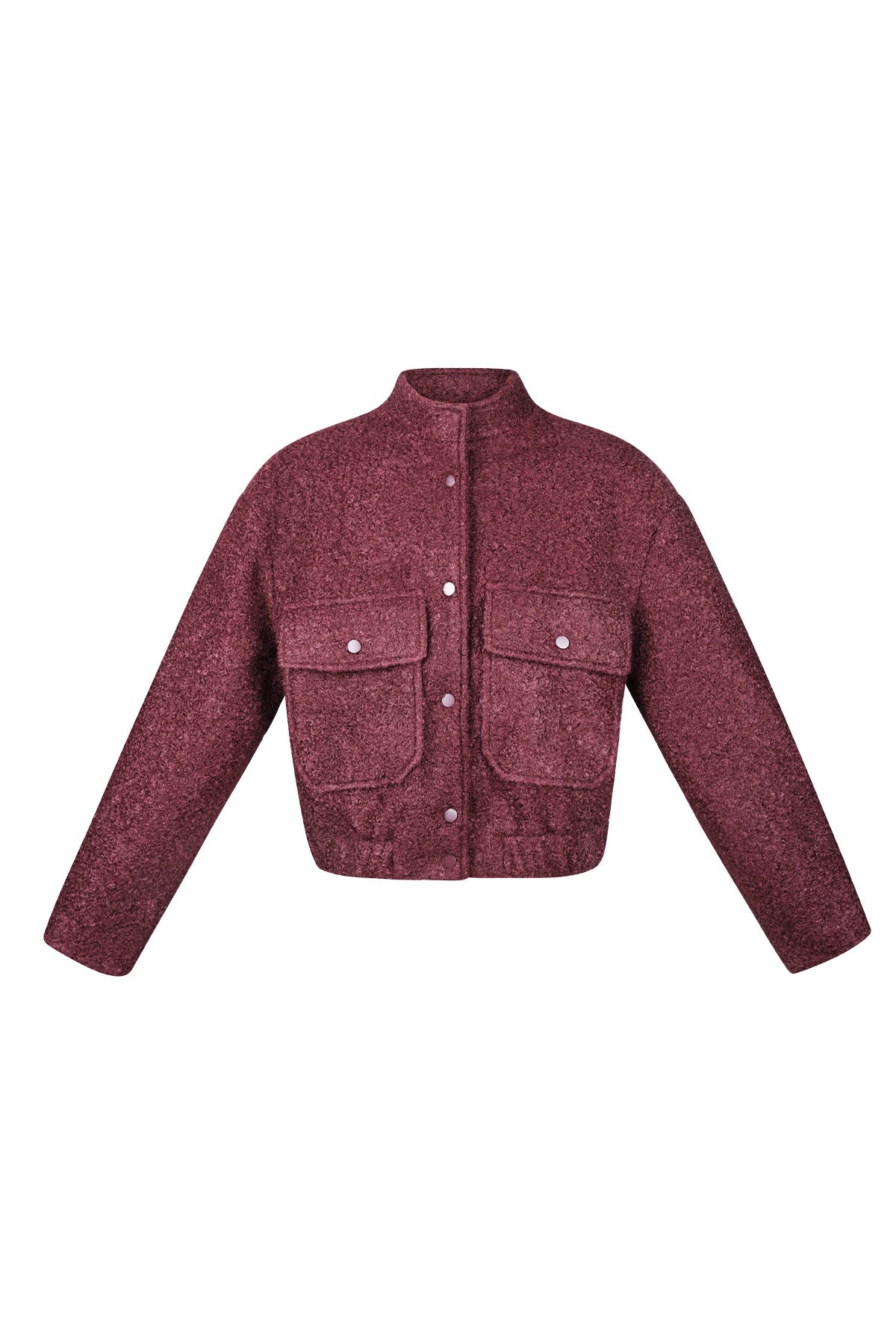 Gewebte Polyesterfaser Damenjacke Casual Einfarbig Herbst/Winter