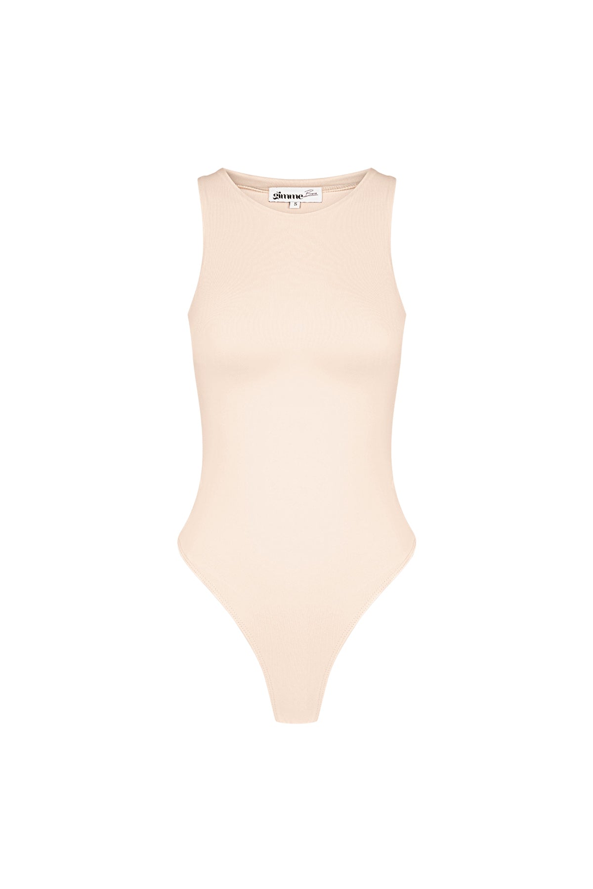 Polyester Damen Ärmelloses Body High Neck Form-Fitting