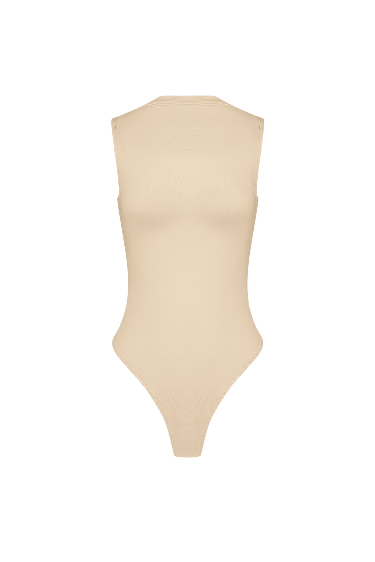 Elastisches Strick Damen Body Hochkragen Minimalistisches Design