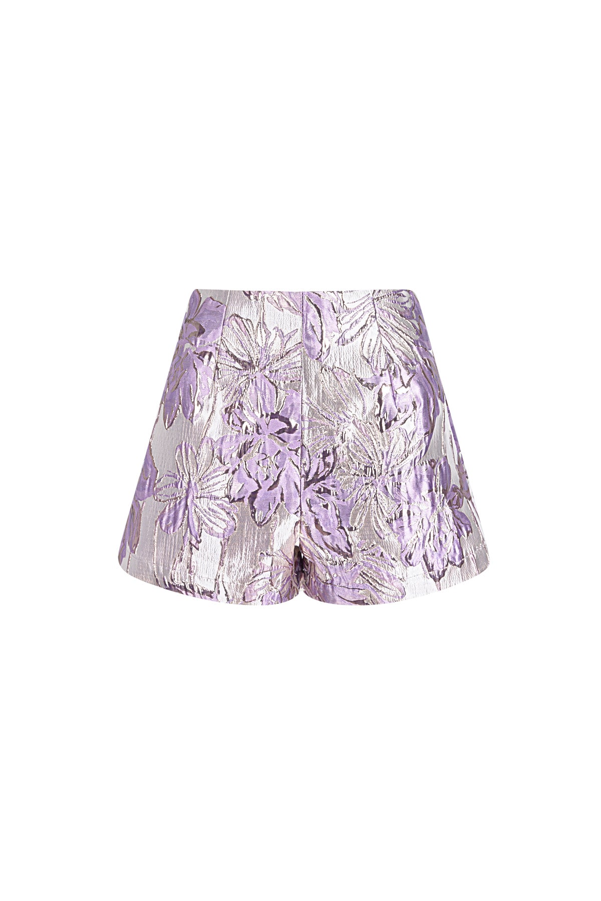 Polyester Damen-Hochtaillierte Shorts Blumenmuster