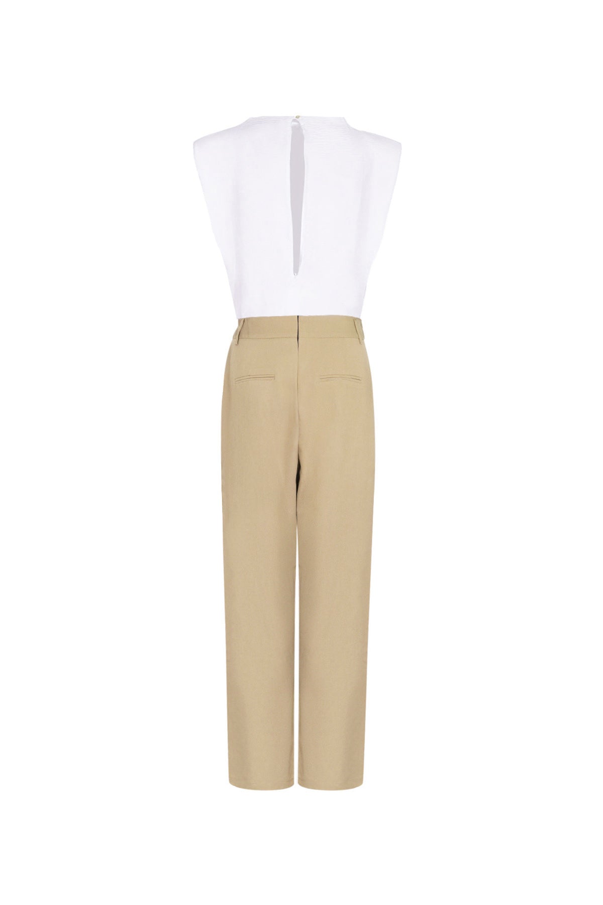 Cotton Blend Damen Wide Leg Bodysuit Frühling/Sommer Comfort Fit