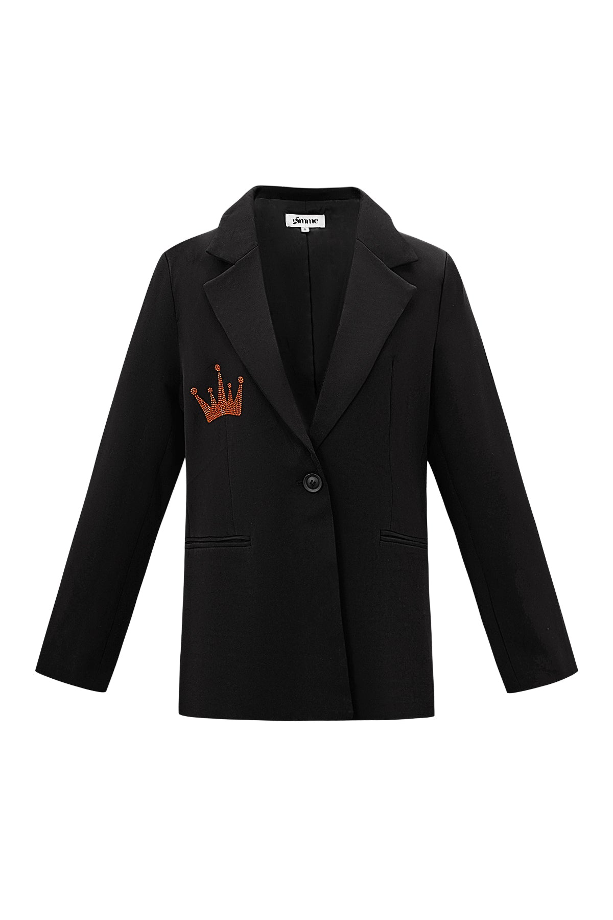 Polyester Damen Anzugjacke Krone Stickerei