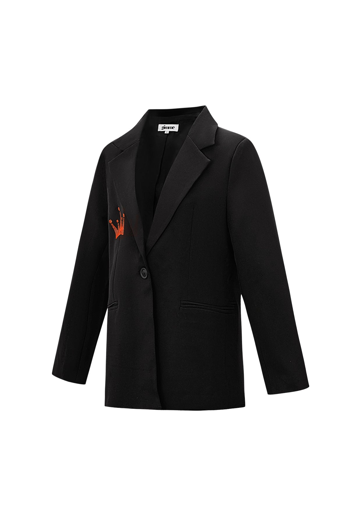Polyester Damen Anzugjacke Krone Stickerei