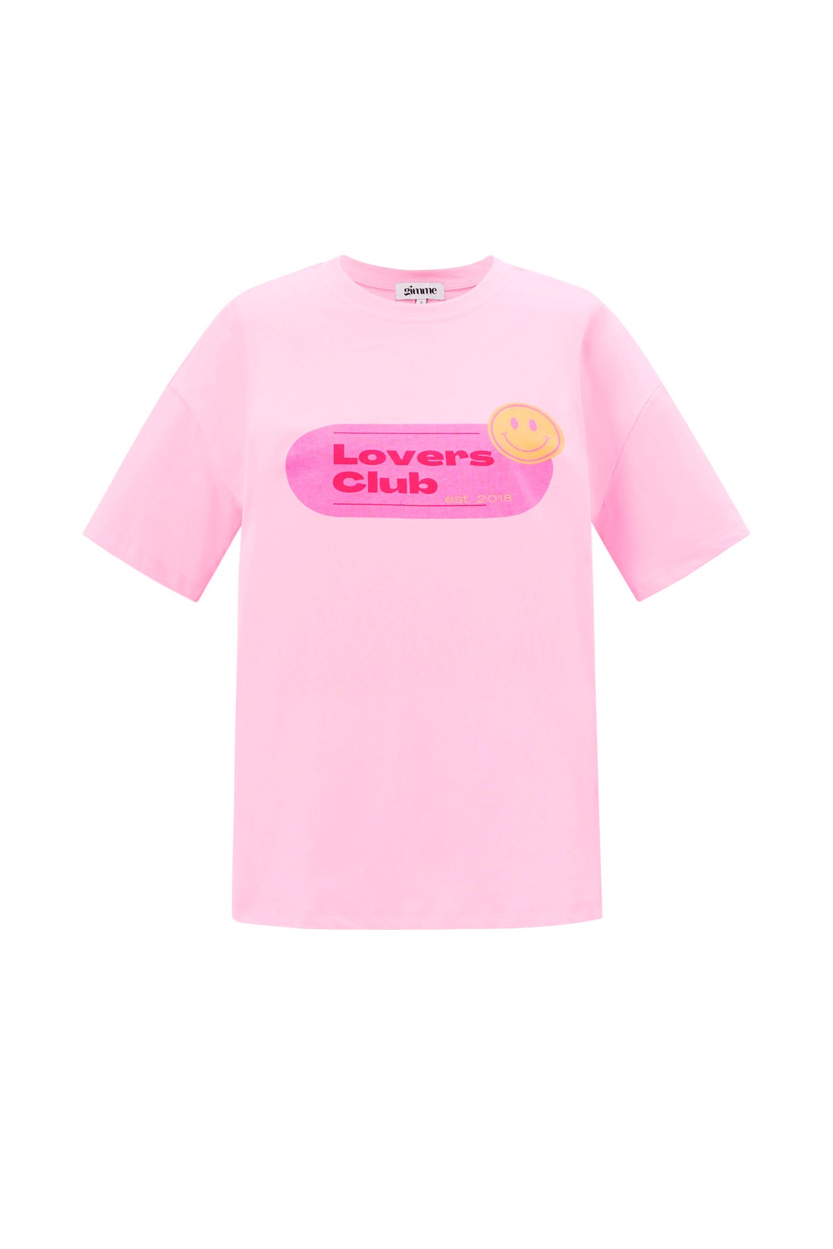 Cotton Damen T-Shirt Street Random Print