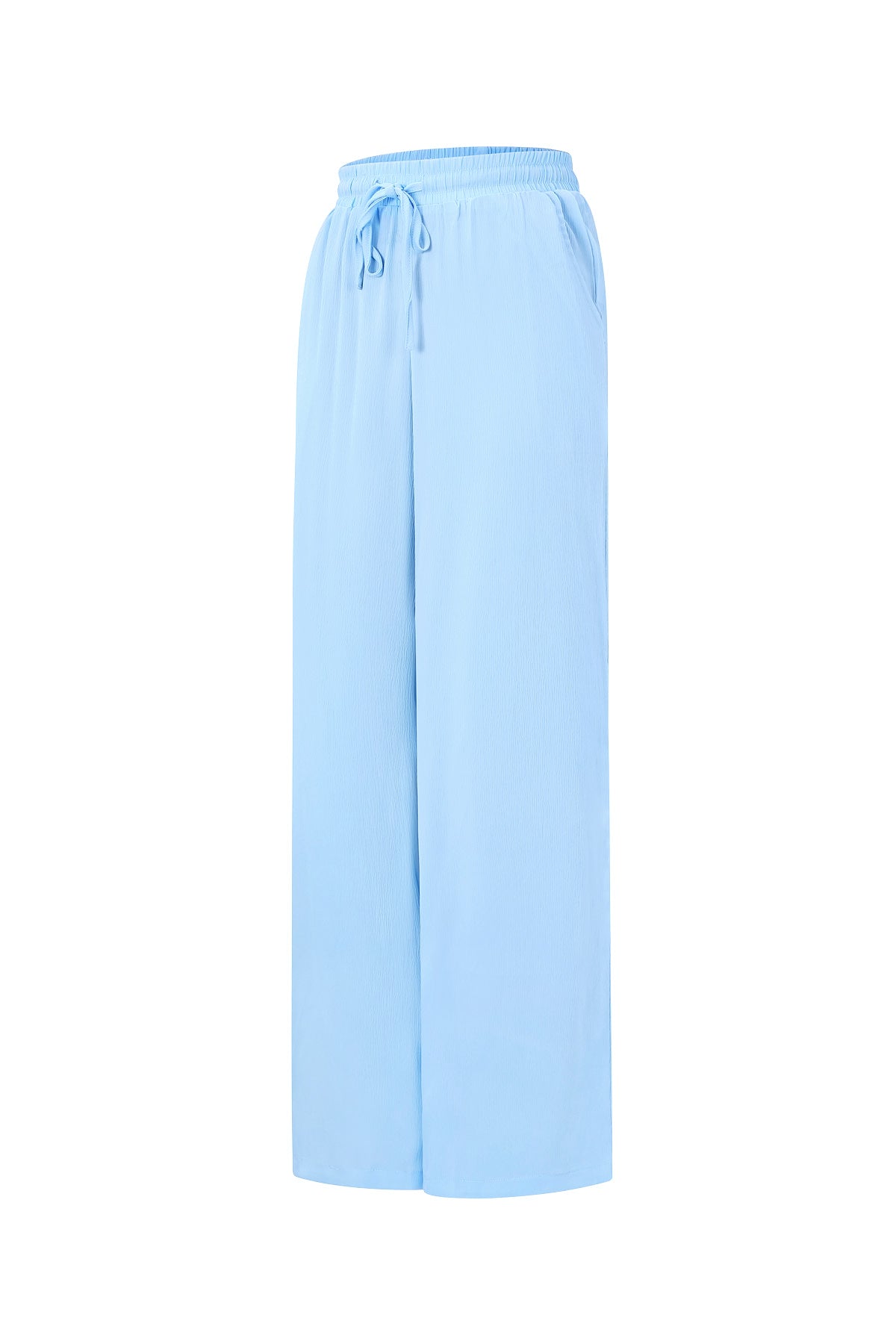 Gewebte Polyester Damen Gerade Hosen Casual Einfarbig Frühling/Sommer