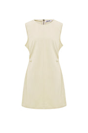 Baumwolle Damen Mini Kleid Ärmellos Bodycon