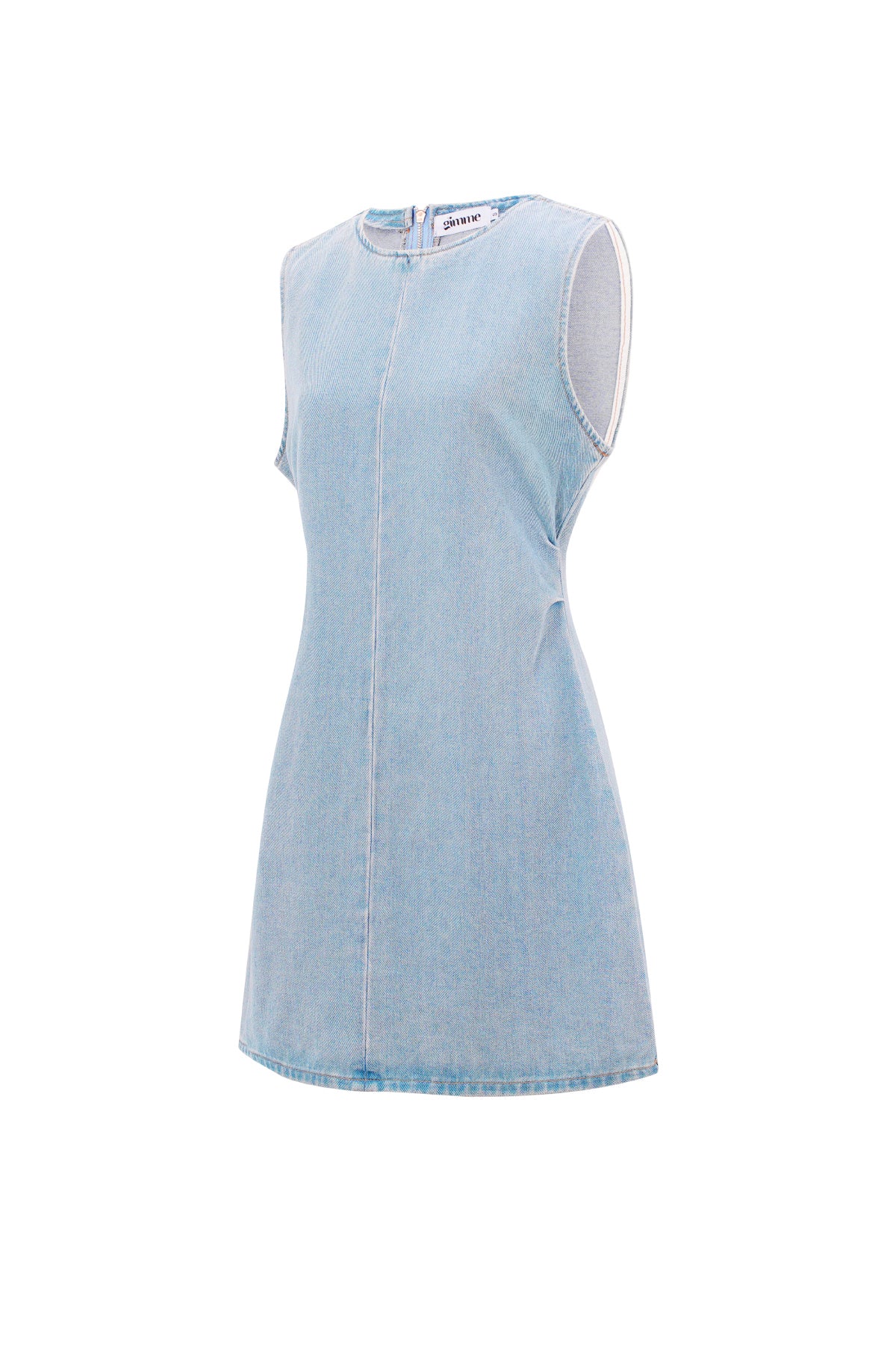 Baumwolle Damen Mini Kleid Ärmellos Bodycon