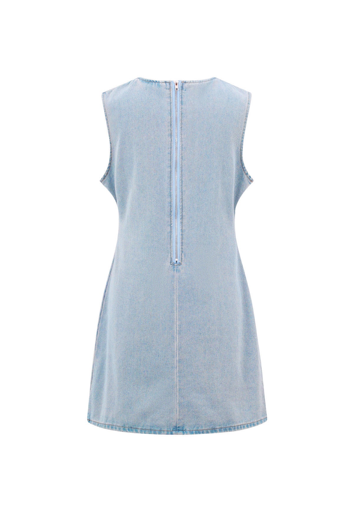 Baumwolle Damen Mini Kleid Ärmellos Bodycon