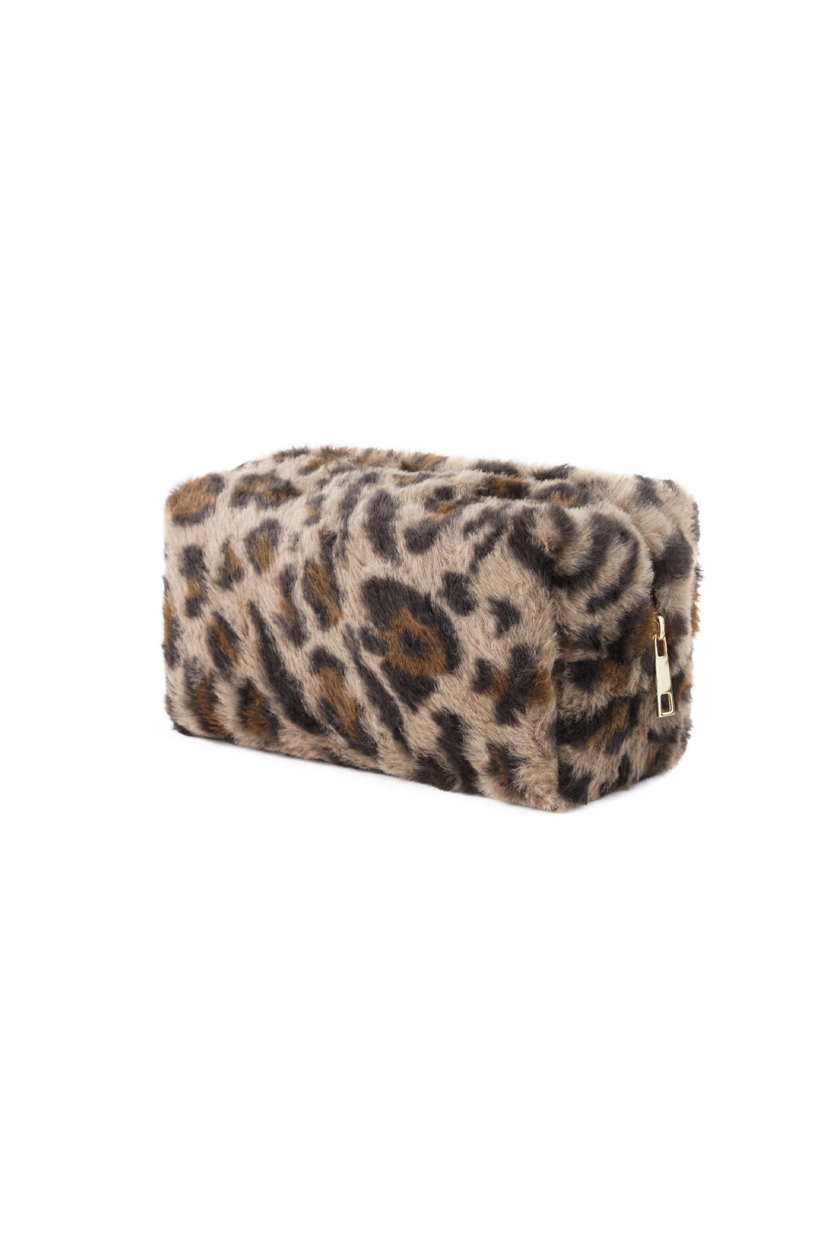 Weiche Kosmetiktasche mit Leopardenmuster