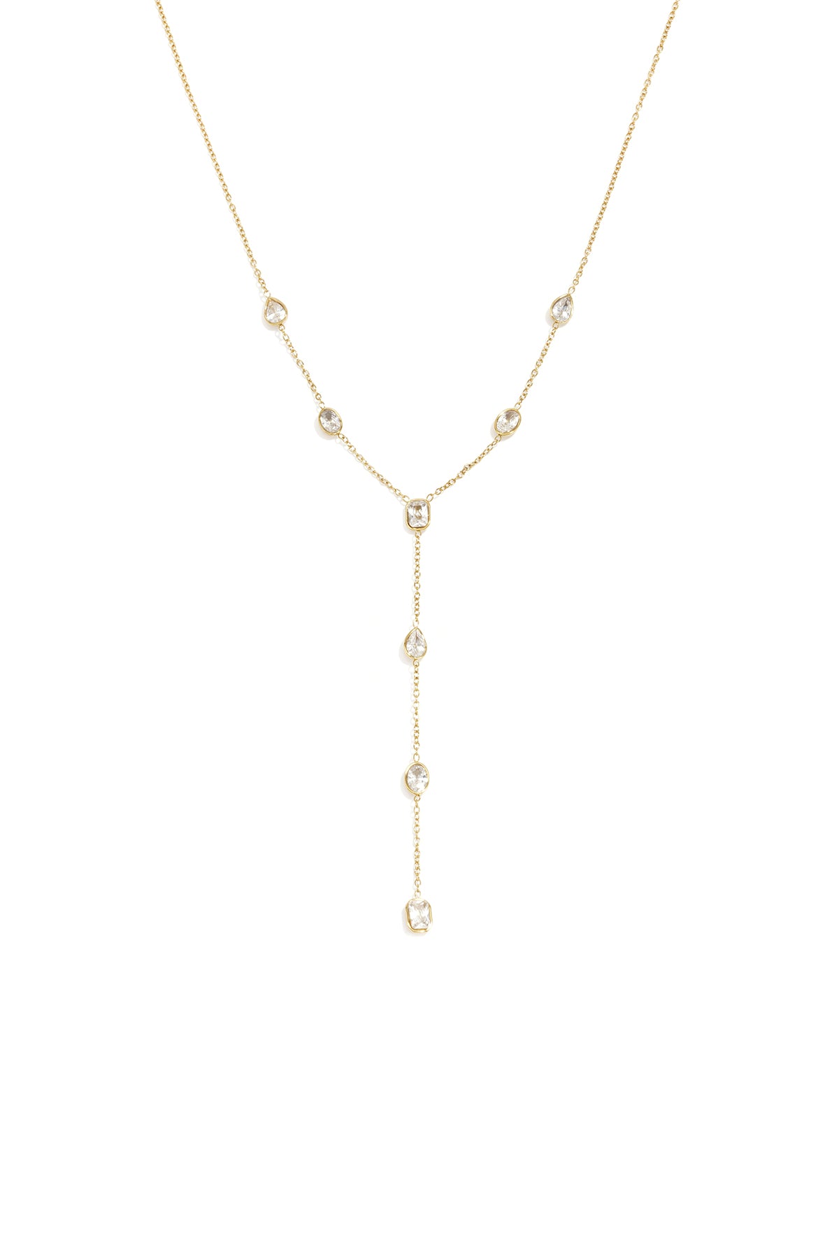 Halsketten mit Anhänger aus Edelstahl, geometrische Form, lässig-schlichte Serie, Damenschmuck