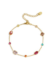 Edelstahl-Charm-Armbänder, geometrische Form, schlichte Alltagsserie, Damenschmuck