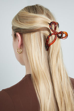 Haarspange mit Schleife
