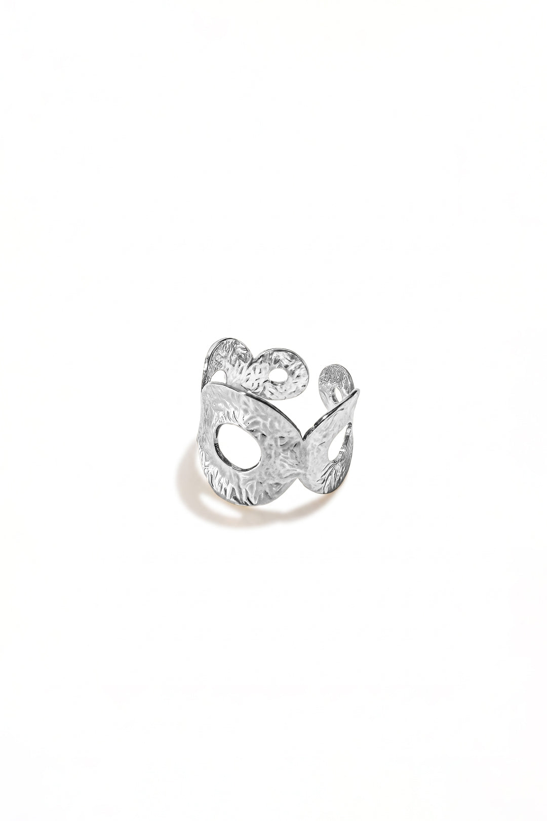 Verstellbarer Statement-Ring aus Kreisen