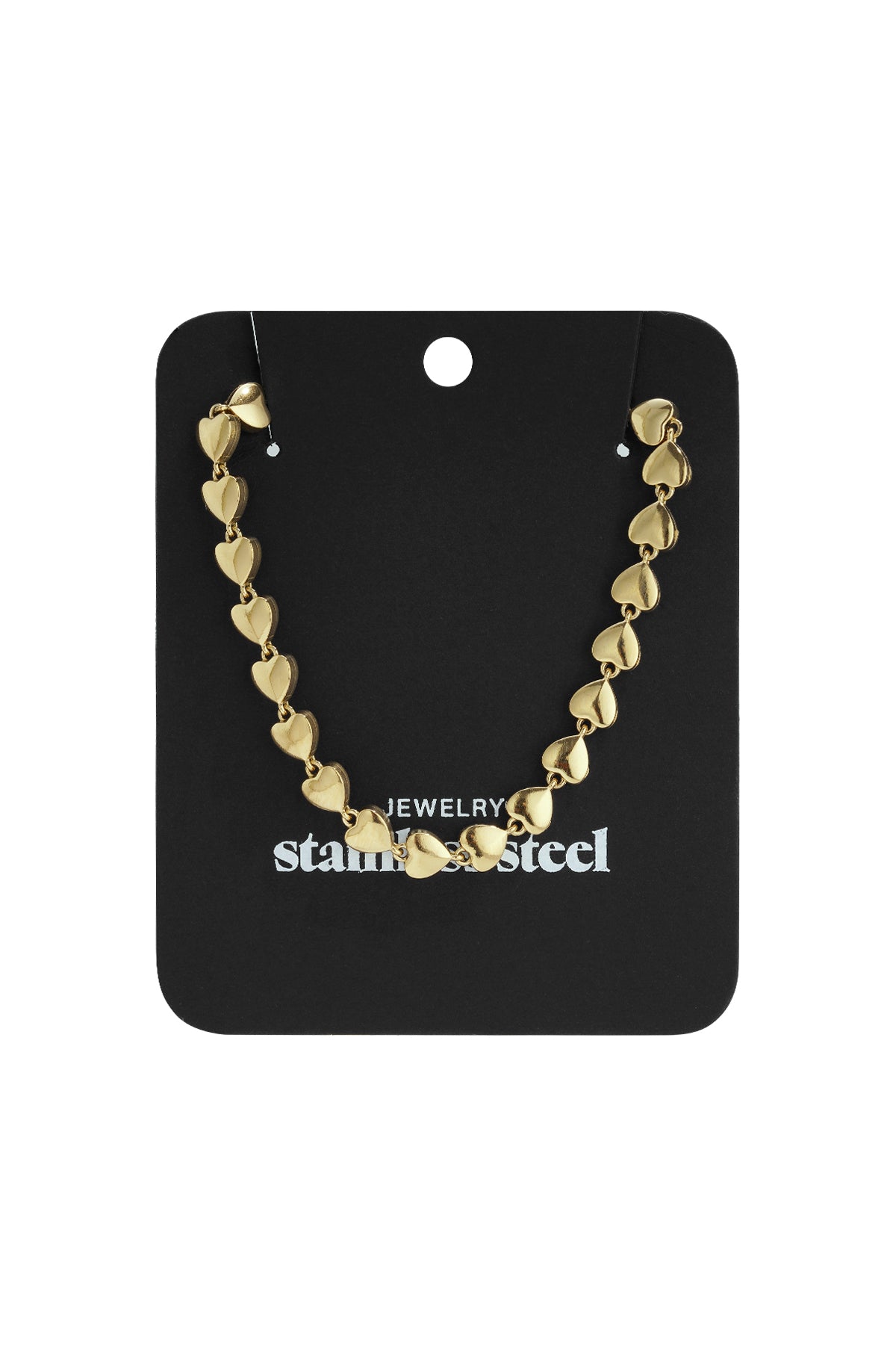 Edelstahl Kette Halsketten Herz Casual Täglich Einfache Serie frauen schmuck
