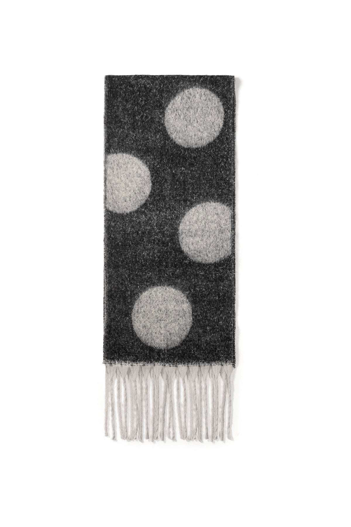 Winterschals mit Polka Dots, schlichtes Polyester, Alltagsaccessoires