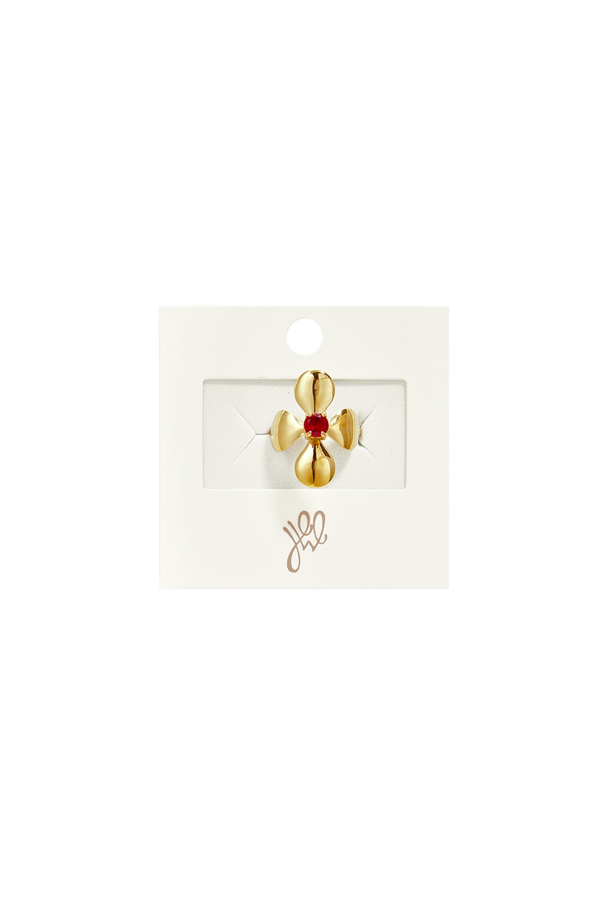 Statement-Ringe aus Edelstahl, Blumenmuster, lässig-schlichte Serie, Damenschmuck