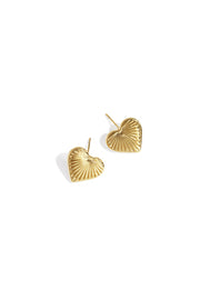Edelstahl Ohrstecker Herz Daily Daily Simple Serie Damenschmuck