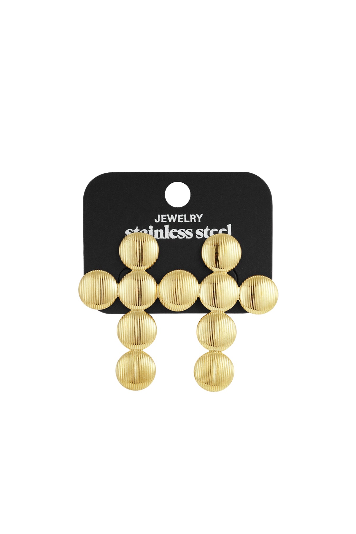 Edelstahl Ohrstecker Kreuz Casual Daily Simple Serie Damenschmuck