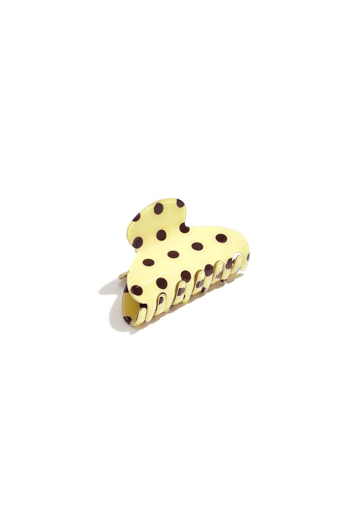Haarspangen mit Polka-Dots, Alltags-Imitation aus Acetatfolie, Alltagsaccessoires
