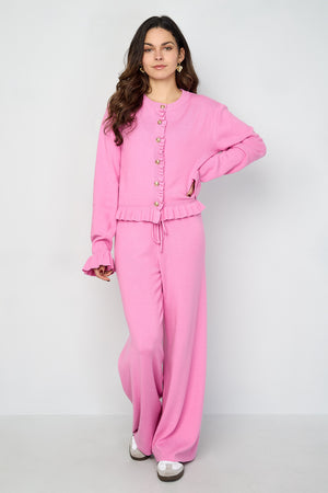 Elegant Viscose Knit Cardigan for Spring/Summer