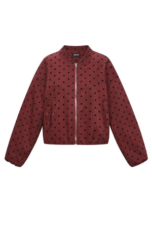 Gepunktete Jacke