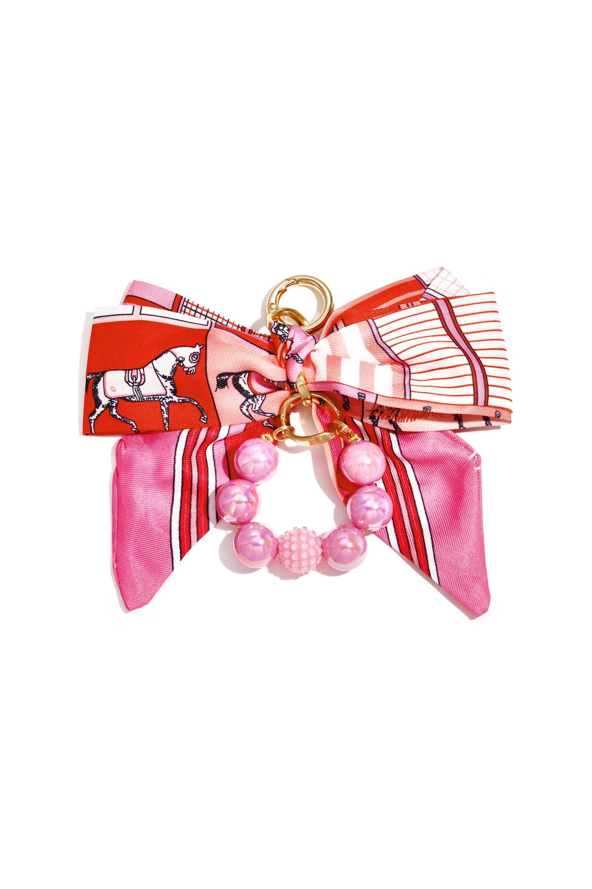 Taschenanhänger aus Perlen, lässiges Polyester, Alltagsaccessoires