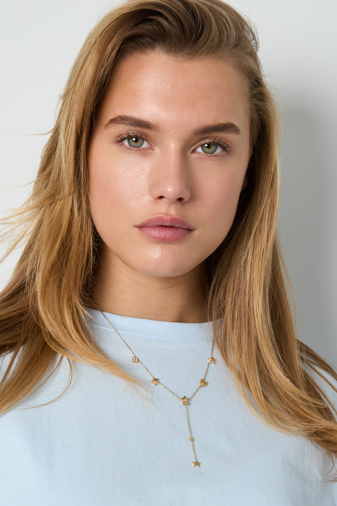 Edelstahl Anhänger Halsketten Stern Casual Täglich Einfache Serie Damen Schmuck