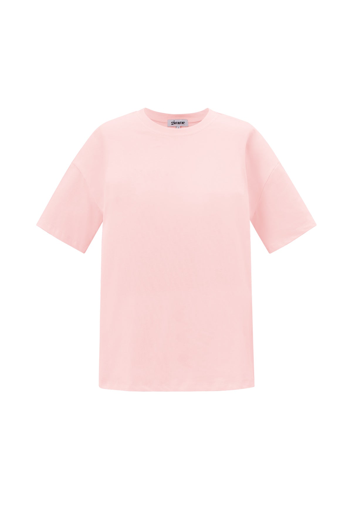 Cotton Damen T-Shirt Casual Letters