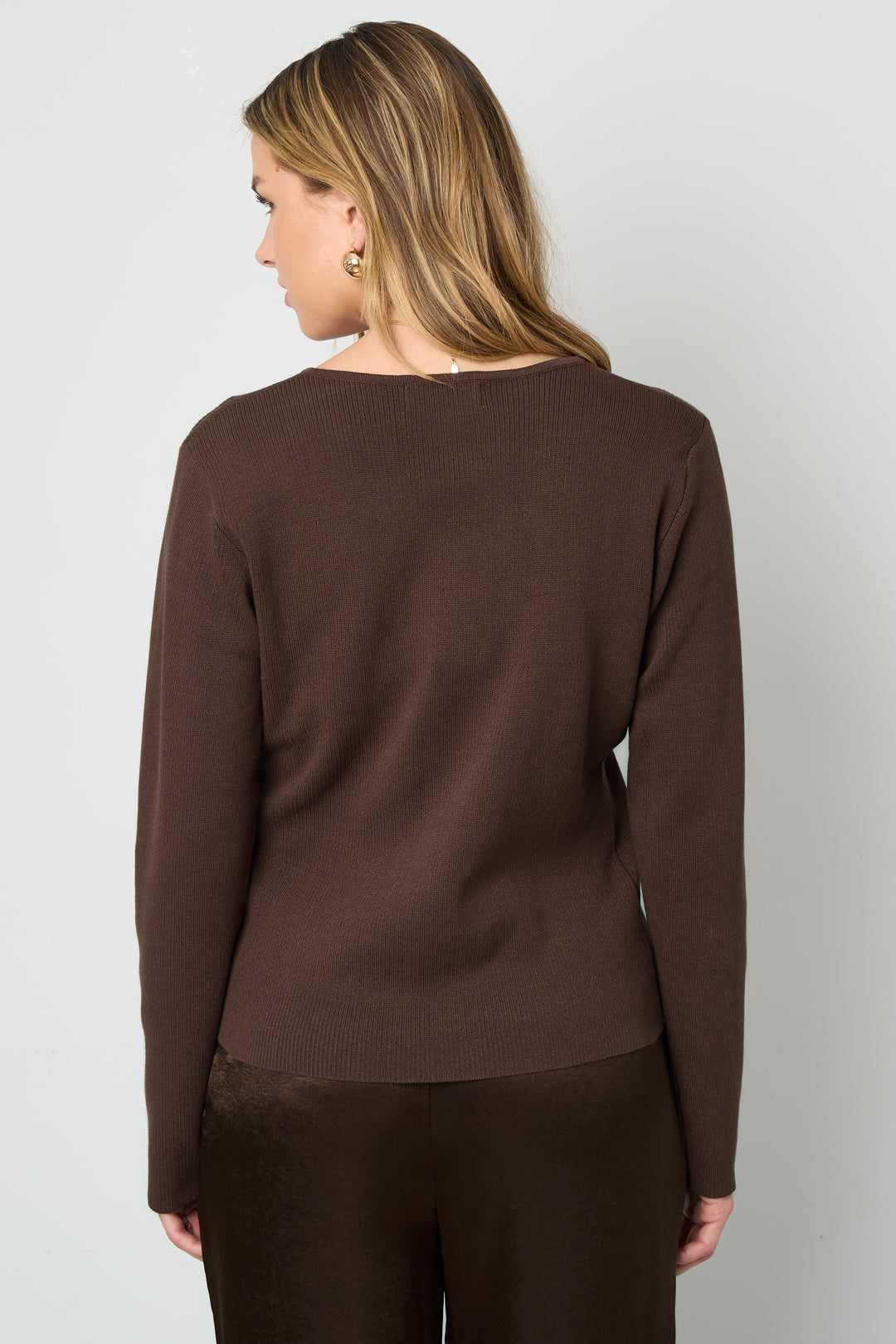Viskose Strick Damen Cardigan Casual Einfarbig Herbst/Winter