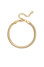Armband flach Fischgrät schmal - 4.0MM