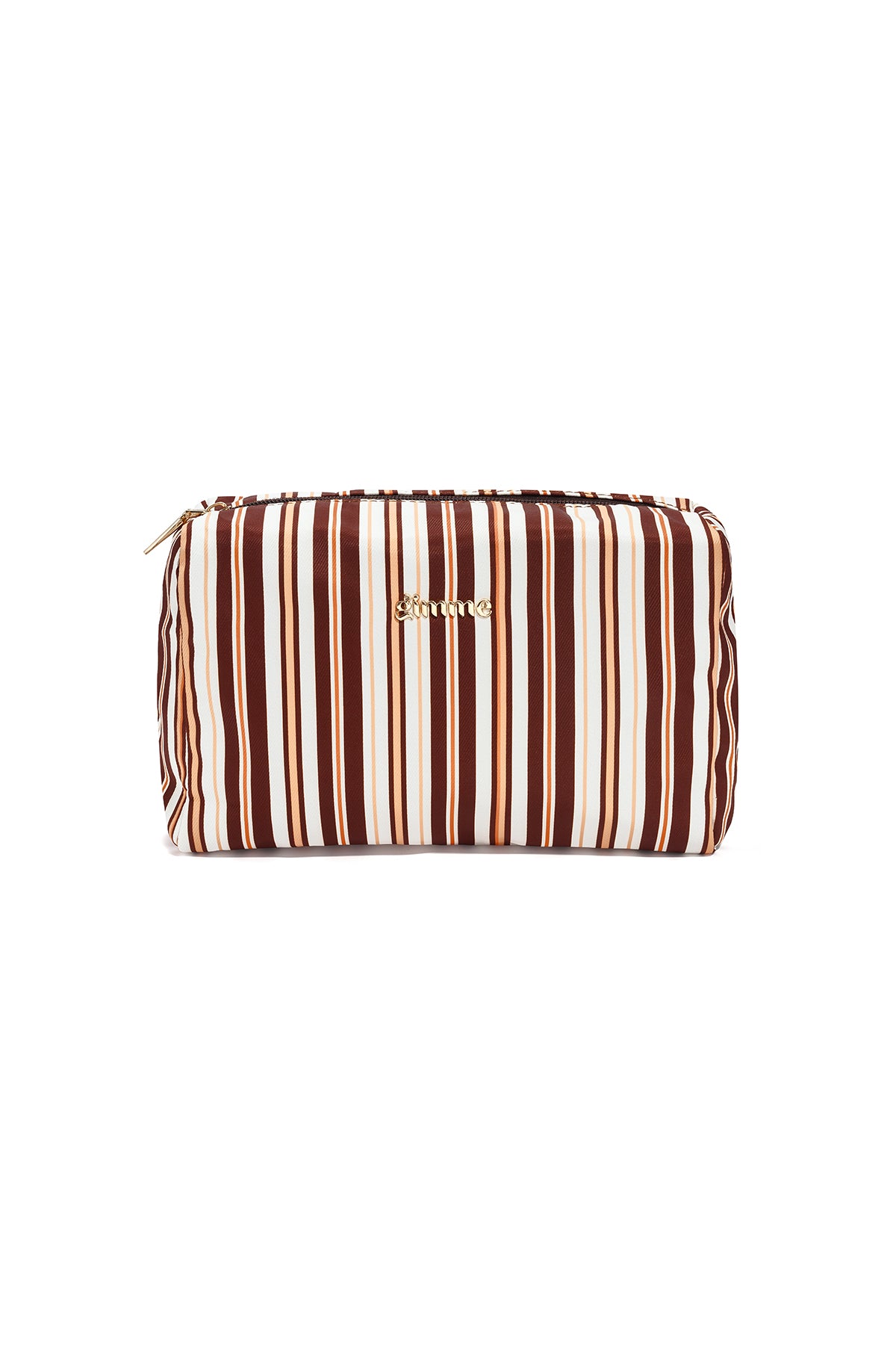 Kosmetiktaschen, gestreift, schlicht, aus Polyester, Alltagsaccessoires