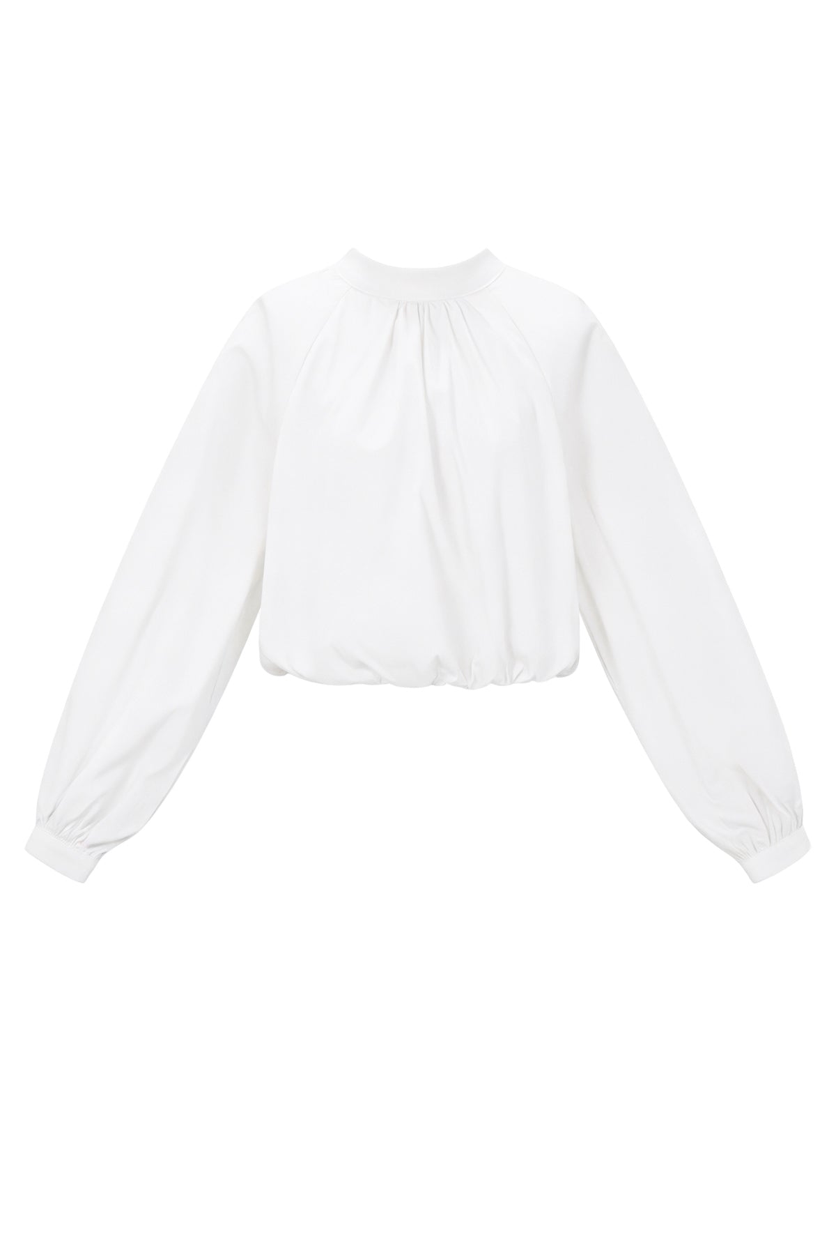 Gimme Cotton Woven Casual Long Sleeve Tops