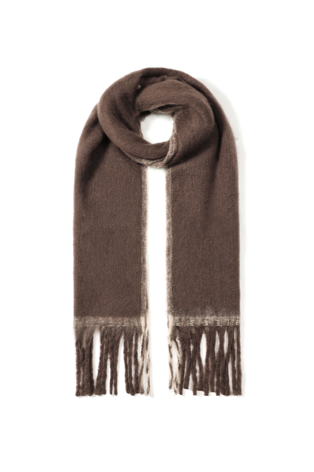 Winterschals, einfarbig, schlicht, aus Polyester, Alltagsaccessoires