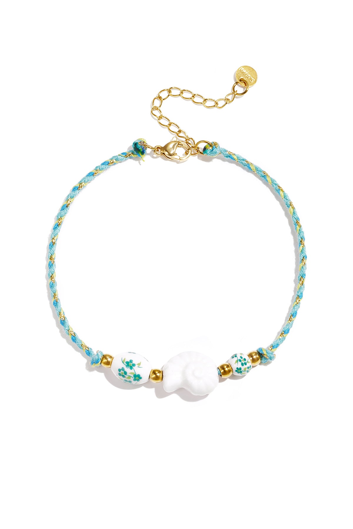 Seil-Fußkettchen, Muschel-Urlaubs-/Strand-Romantik-Serie, Damenschmuck