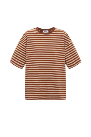Das bunt gestreifte T-Shirt