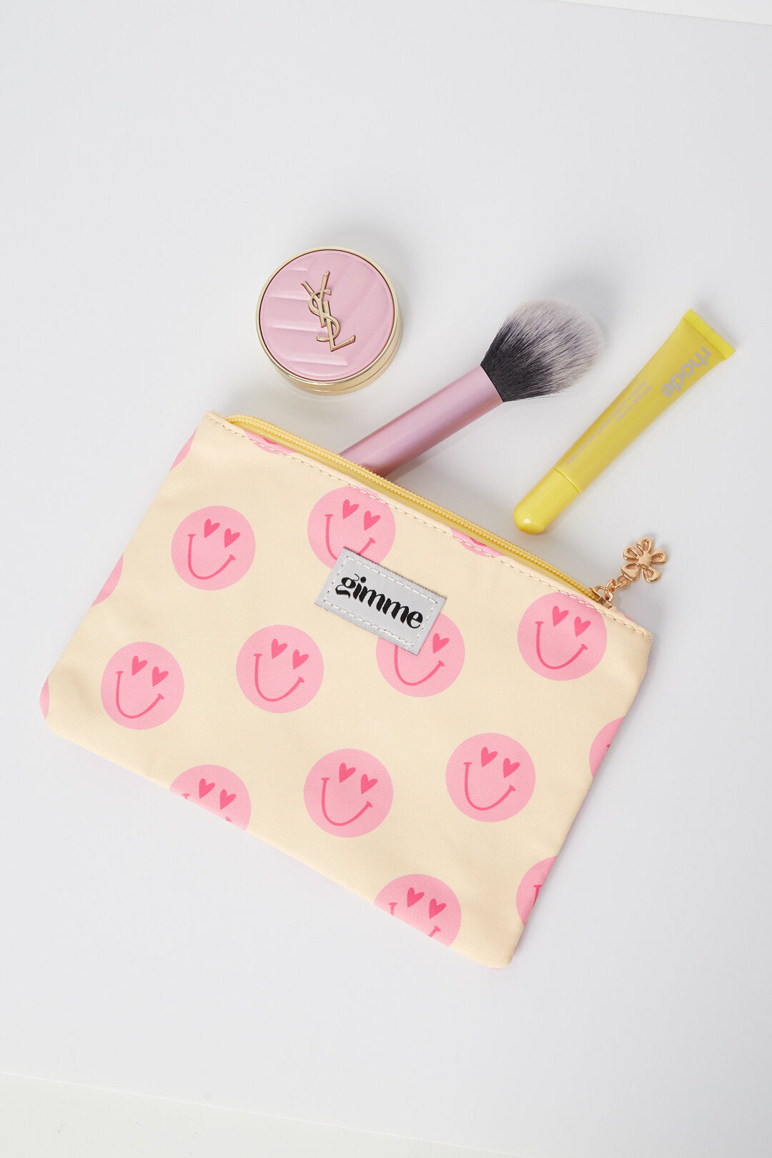 Make-up-Taschen Lächelndes Gesicht Lässig Polyester Alltagsaccessoires