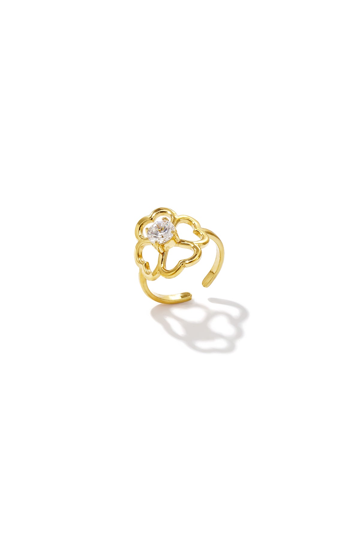 Minimalistische Ringe aus Edelstahl, Blumenmuster, schlichte Alltags-Serie, Damenschmuck