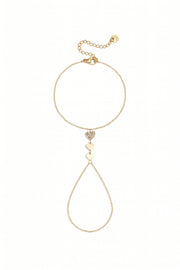 Handkette mit Herzen
