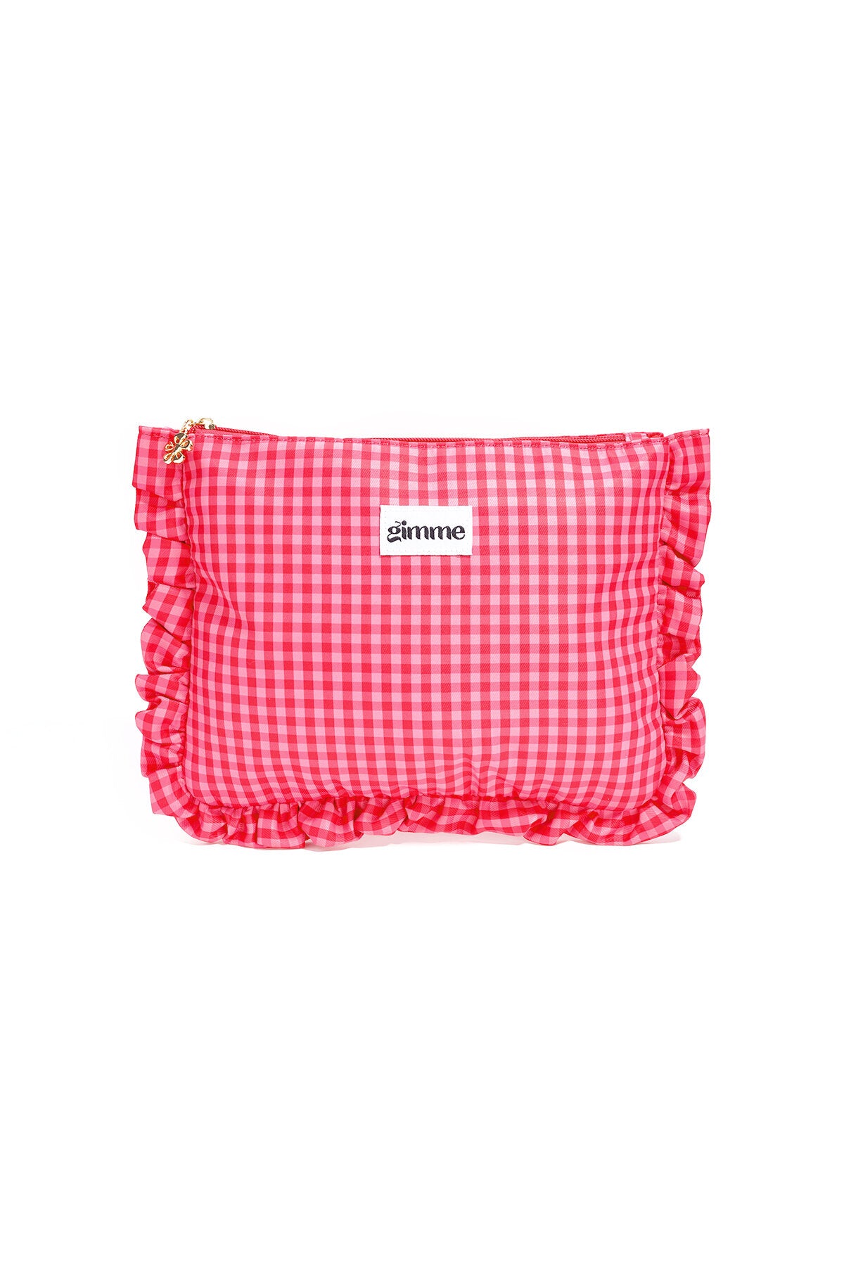 Karierte iPad-Hülle aus weichem Polyester, ideal für den täglichen Gebrauch.