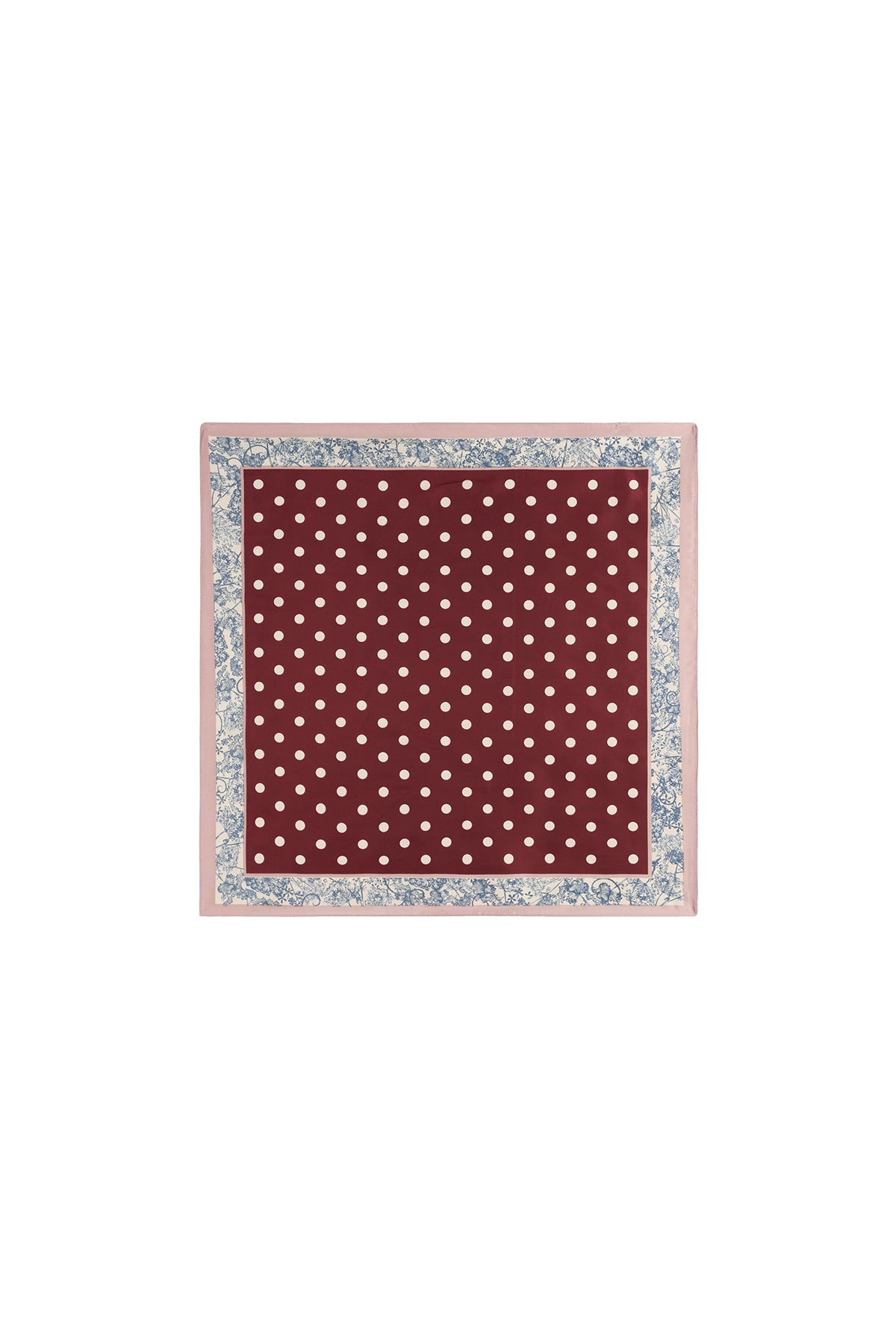 Winterschals mit Polka Dots im Retro-Stil aus Kunstseide – Accessoires für jeden Tag