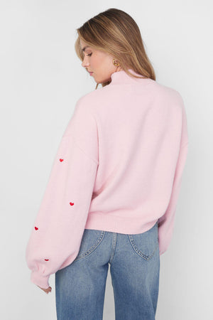 Strickpullover mit Herzen