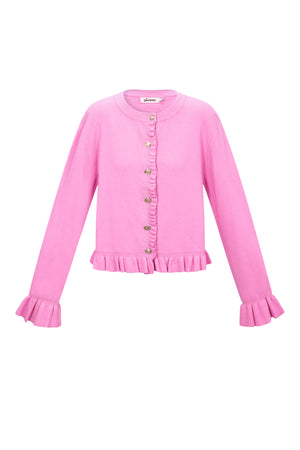 Elegant Viscose Knit Cardigan for Spring/Summer