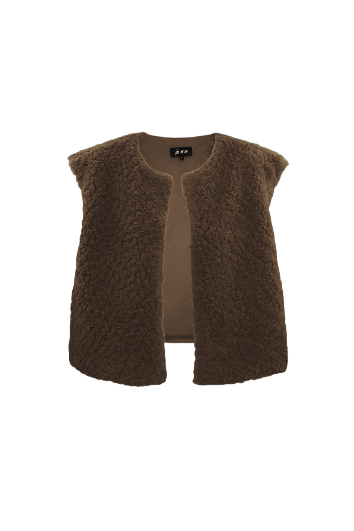 Woven Polyester Fiber Damen Weste Casual Solid Color Fall/Winter
