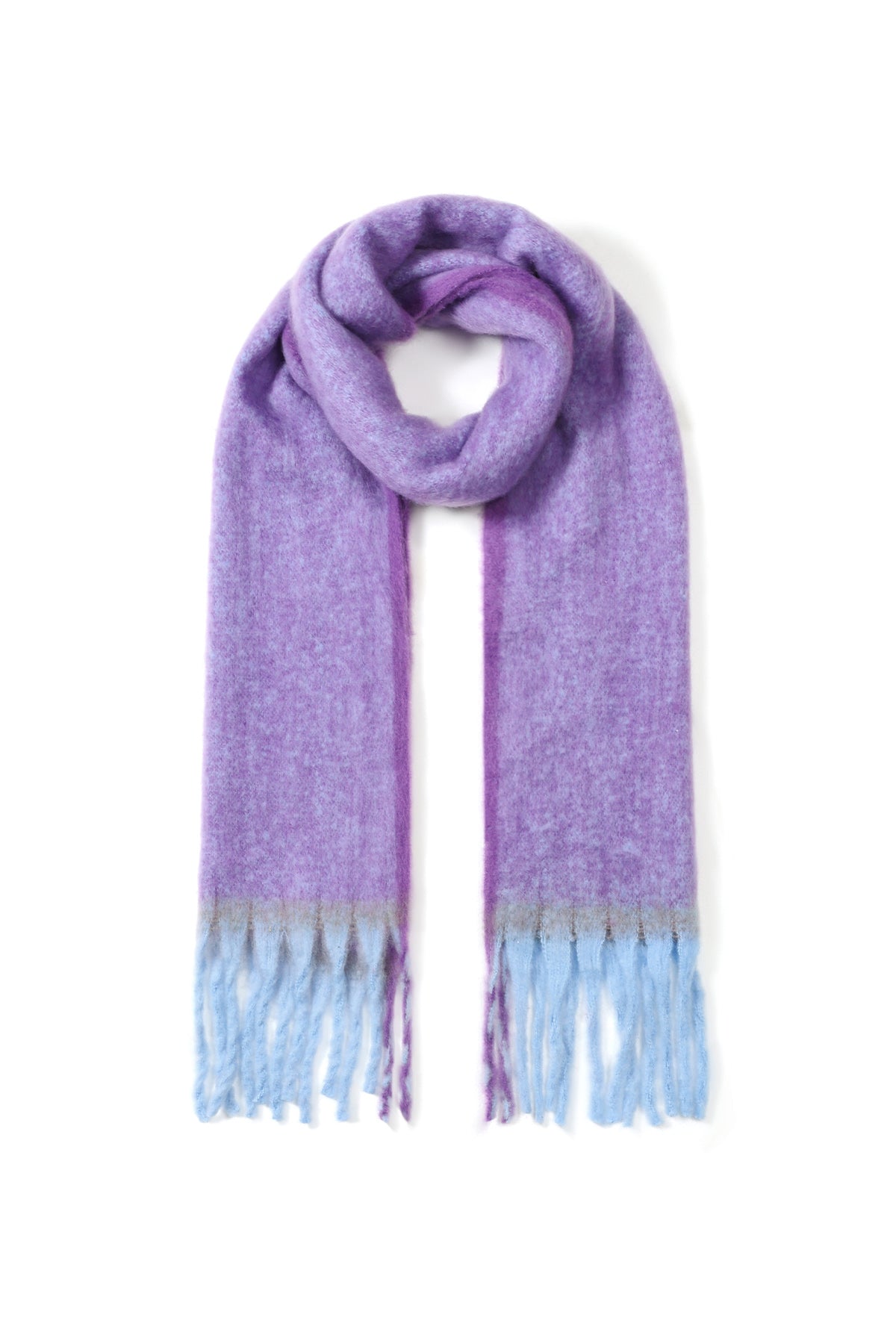 Winterschals, einfarbig, schlicht, aus Polyester, Alltagsaccessoires