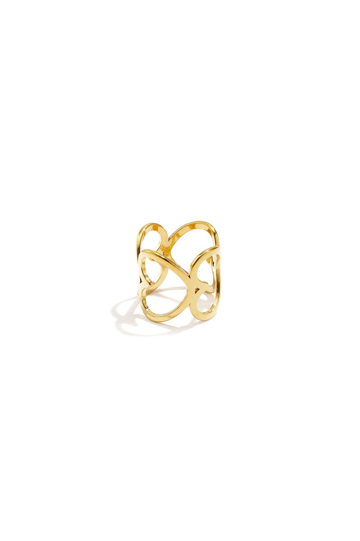 Seidenschalclip in Herzform, schlichter Edelstahl, Alltagsaccessoire