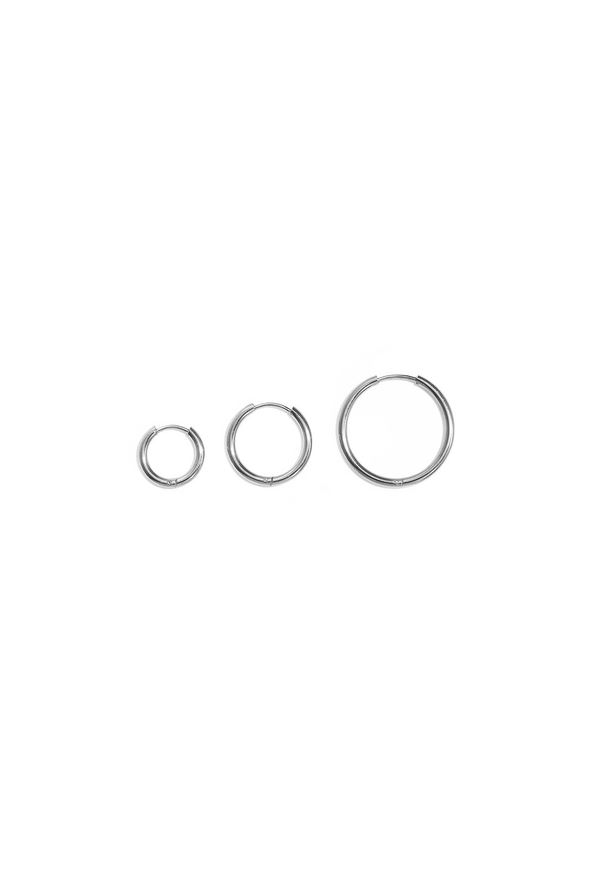 Ohrring-Sets aus Edelstahl, geometrische Form, schlichte Alltags-Serie, Damenschmuck