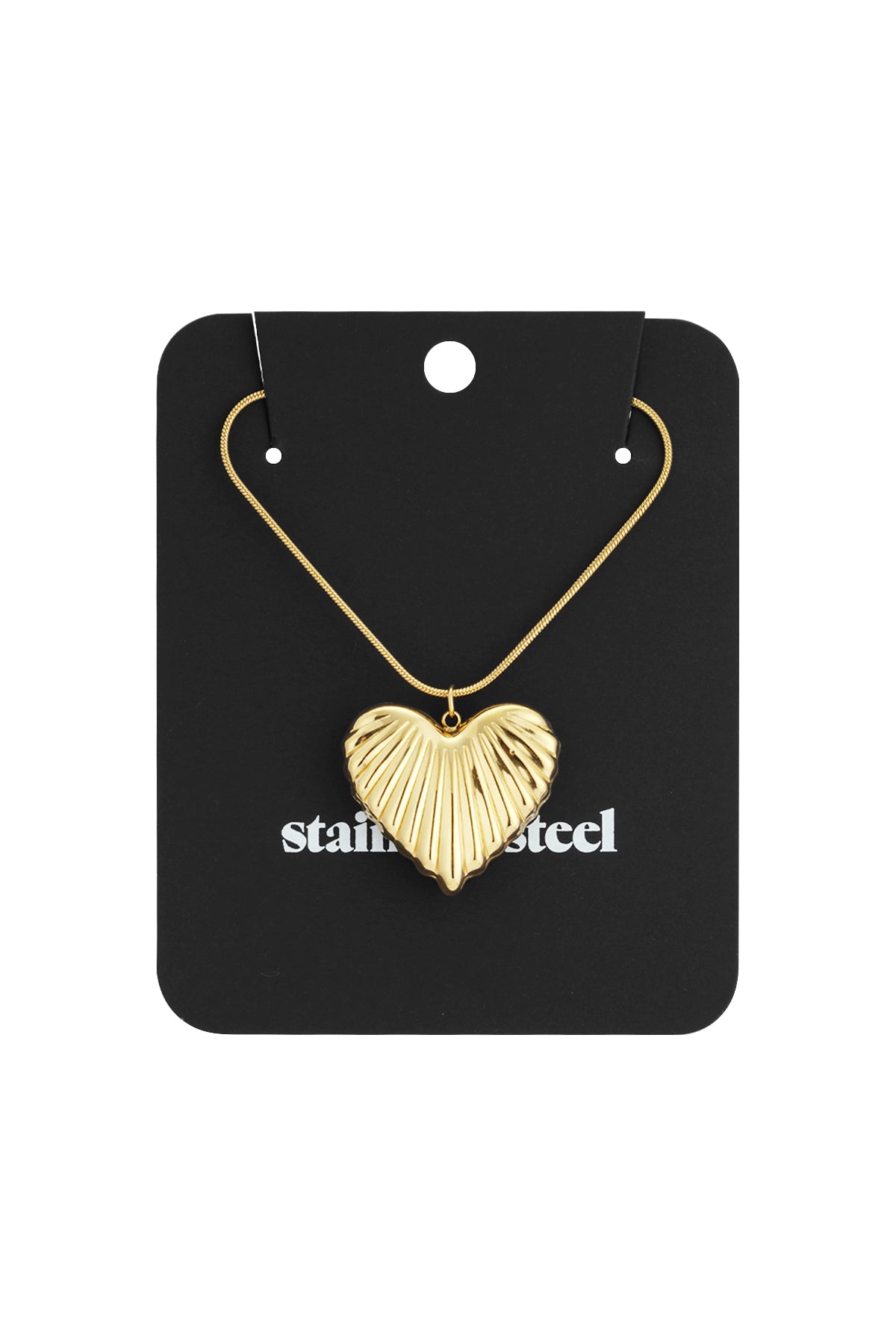 Edelstahl Lange Halsketten Herz Casual Täglich Einfache Serie frauen schmuck