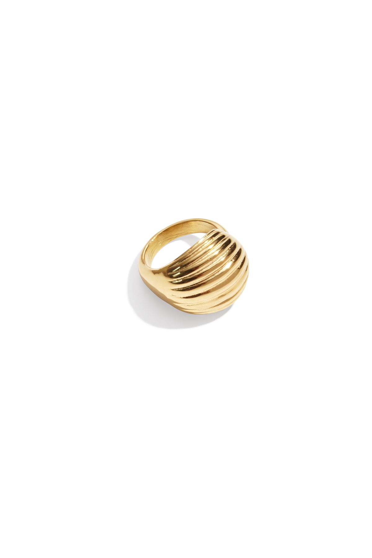 Statement-Ringe aus Edelstahl, unregelmäßige Form, Daily Daily Simple Series, Damenschmuck
