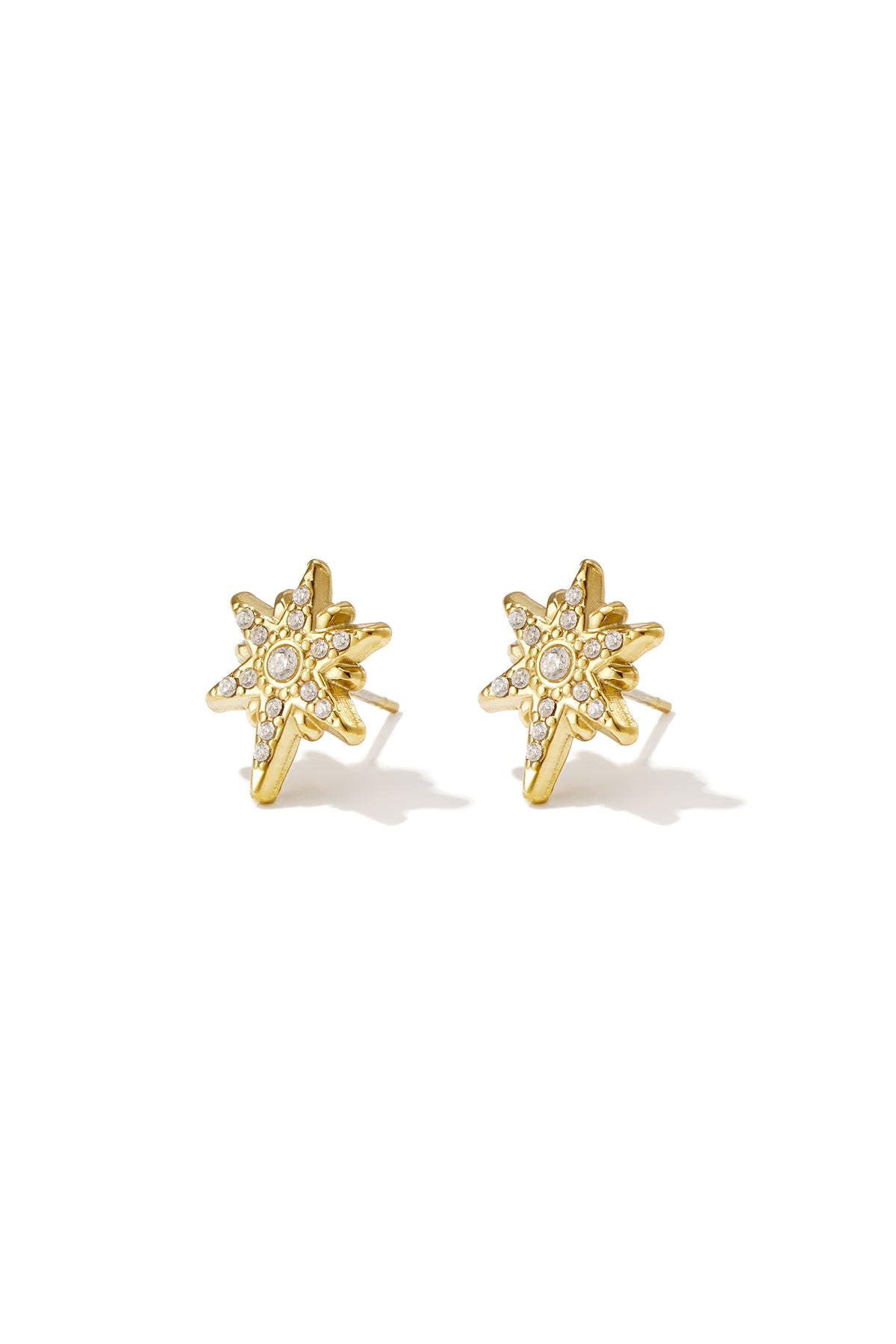 Ohrstecker aus Edelstahl, unregelmäßige Form, lässig-schlichte Serie, Damenschmuck