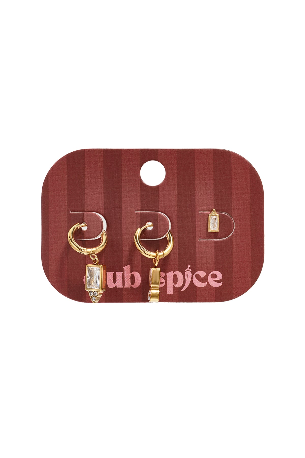 Ohrring-Sets aus Edelstahl, geometrische Form, schlichte Alltags-Serie, Damenschmuck